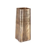 Cumpara ieftin Vaza flori aluminiu auriu Reel 16,5x16,5x40,5h