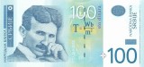 Bancnota Serbia 100 Dinara 2006 P-49 UNC, Necirculata