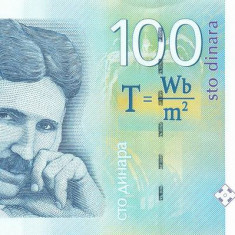 SERBIA █ bancnota █ 100 Dinara █ 2006 █ P-49 █ UNC █ necirculata