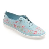 Pantofi GRYXX albastri, MNB01, din piele naturala