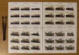 Locomotive, minicoli de 8 timbre si 1 vinieta 2011 LP 1912c