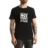 Tricou Barbati, cu text haios si expresiv, negru, marime M