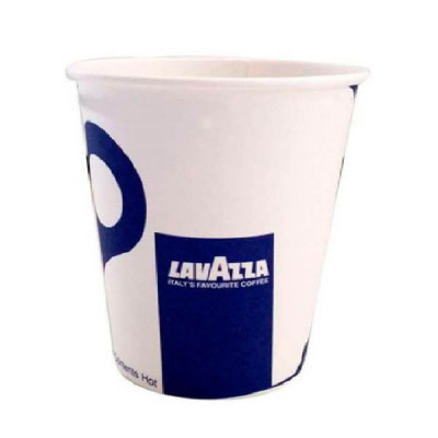 Pahare Cafea din Carton 7 Oz (200 ml), Model Lavazza, 100 Buc/Bax, Pahare pentru Bauturi Calde, Pahare de Cafea, Pahare pentru Cafea, Pahare din Carto foto