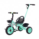 Tricicleta Yuebei cu maner parental - Verde, Generic