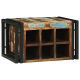 vidaXL Raft vin 46x35x27.5 cm din lemn recuperat