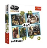 Cumpara ieftin Puzzle 4 in 1 Mandalorian si lumea lui