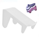 Set 2 Organizatoare de Pantofi din Plastic Alb 25x10x14