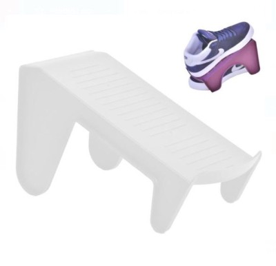Set 2 Organizatoare de Pantofi din Plastic Alb 25x10x14 foto