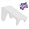 Set 2 Organizatoare de Pantofi din Plastic Alb 25x10x14