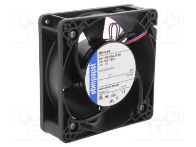 Ventilator EBM-PAPST DC axial 24V 119x119x38mm 278m3/h 61dBA foto