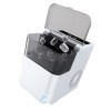 Masina de Facut Gheata, Cyrax, din ABS, 12 kg/24h, Capacitate 500 g, 2 Marimi, Portabil, 39 x 23 x 28 cm, Automata, Alb