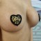 TE166B-99 Accesorii fetish pentru sani cu broderie pe margini
