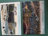 grup doua carti postale circulate , anii 1930 - 1940