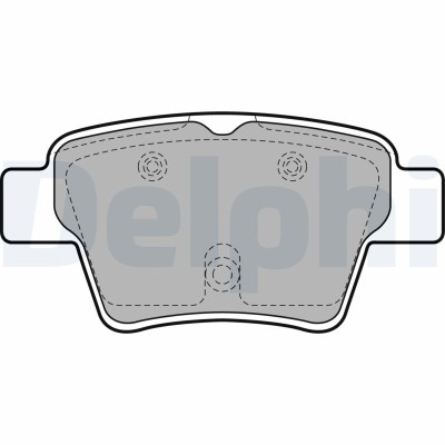 DELPHI LP1926 set placute frana,frana disc foto
