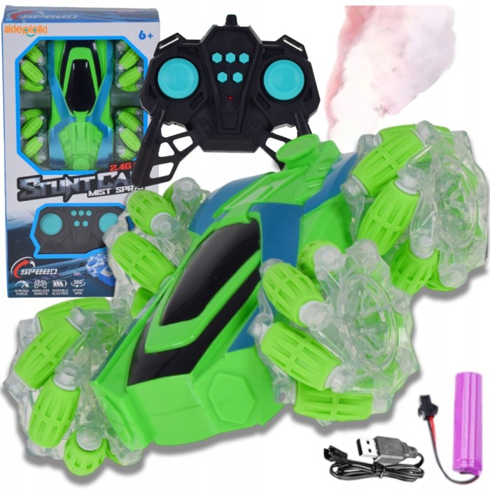 TELECOMANDĂ PENTRU MAȘINĂ RC CONTROLOR DE LUMINĂ ȘI SUNET + BATERIE