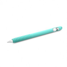 Husa de protectie pentru Apple Pencil (1. Gen), Kwmobile, Verde, Silicon, 42271.71