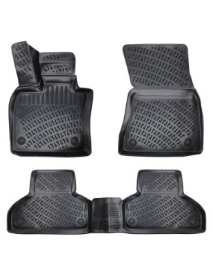 Set covorase auto din cauciuc tip tavita BMW X5 F15 2013-2018 foto