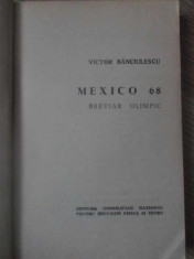 MEXICO 68 BREVIAR OLIMPIC-VICTOR BANCIULESCU foto