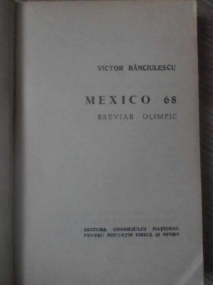 MEXICO 68 BREVIAR OLIMPIC-VICTOR BANCIULESCU foto