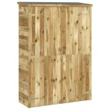 Cumpara ieftin Magazie de unelte de gradina 123x45x171cm lemn masiv pin tratat