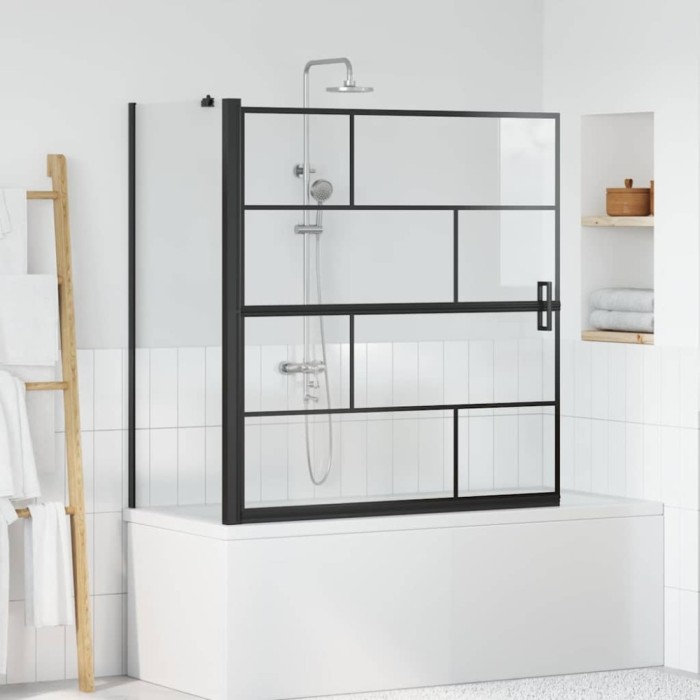 vidaXL Ecran de baie pentru duș Manual 116 x 67 x 129.5 cm 42018558