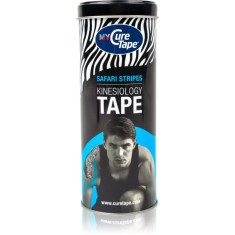MyCureTape&reg; MyCureTape&reg; bandă kinesiologică cutie de metal culoare Safari Stripes 3x2.5 m
