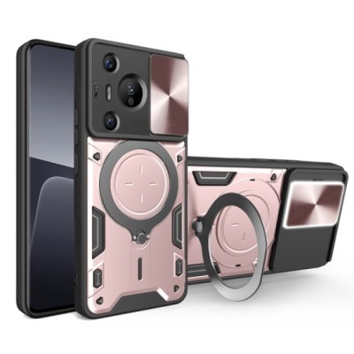 Husa pentru Huawei Pura 70 - Techsuit CamGuard Pro - Rose Gold foto