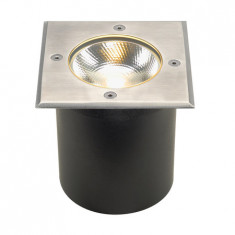 Spot incastrat, ROCCI Recessed fittings, stainless steel outdoor inground fitting, LED, 3000K, IP67, square, stainless steel 316, max. 6W,