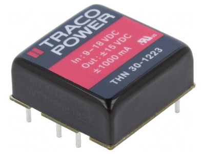 Convertor DC/DC 30W 9-18V la 15V/-15V foto