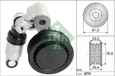 INA 534 0011 10 Intinzator curea, curea distributie foto