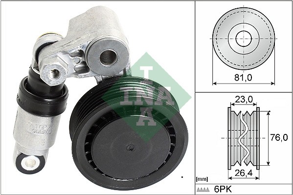INA 534 0011 10 Intinzator curea, curea distributie