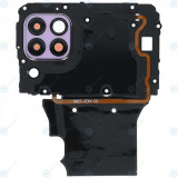 Huawei P40 Lite (JNY-L21A JNY-LX1) Cadru + obiectiv pentru cameră roz sakura 02353MVB