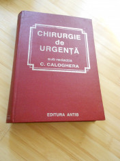 C. CALOGHERA--CHIRURGIE DE URGENTA - 1993 foto