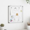 Tabla Magnetica Alba 60x60 cm, Aluminiu, Gossi - Ideal Birou/Acasa, Scris/Desen/Prezentare