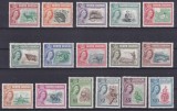 DB1 Fauna Asia Ocupatii Uzuale 1961 Borneo de Nord 16 v. MNH