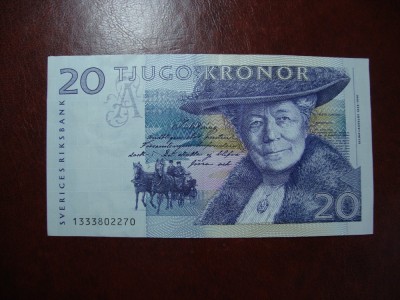 SUEDIA 20 KRONOR SUPERBA foto