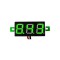 Voltmetru LED 3-30Vdc 34x14x10mm verde
