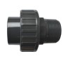 PVC 3/3 Conector mufă adezivă x AG 20 mm x 1/2&quot;