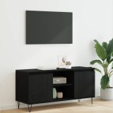 vidaXL Cabinet TV Stejar Negru 104 x 35 x 50 cm Lemn compozit 881934
