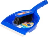 Set de curatenie Neco cu faras si perie, albastru, 34x24x8,5 cm