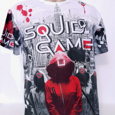 Tricou barbați colorat squid game