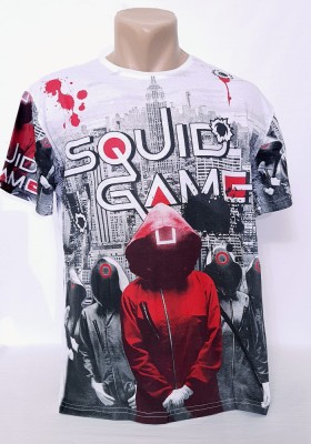 Tricou barbați colorat squid game - XL foto