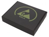 Cutie cu burete ESD 318x267x64mm carton negru 100k&Omega;