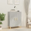 VidaXL Servantă, gri beton, 70x34x90 cm, lemn prelucrat