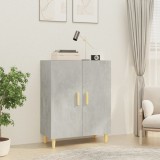 vidaXL Servantă, gri beton, 70x34x90 cm, lemn prelucrat