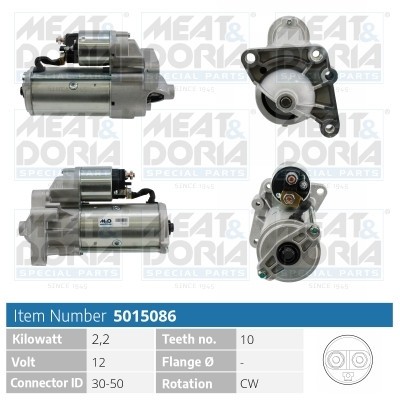 MEAT &amp; DORIA 5015086 starter