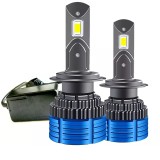 Cumpara ieftin Becuri led Canbus Csp T40 12000LM 6000k H1 H7 H8 H11 H9 HIR2 80W set 2 buc