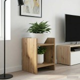 vidaXL Suport pentru plante 2 pcs Stejar Artizanal 30 x 30 x 40 cm 899625