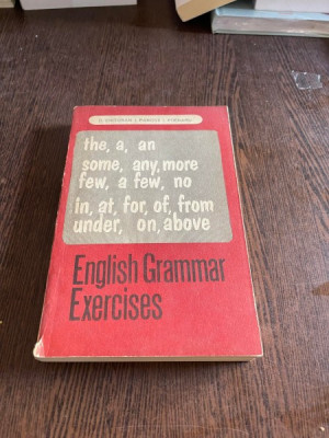 D. Chitoran, I. Panovf, I. Poenaru - English grammar exercises foto