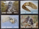 BC97, Guinea-Bissau 2020, serie fauna, pasari, bufnite